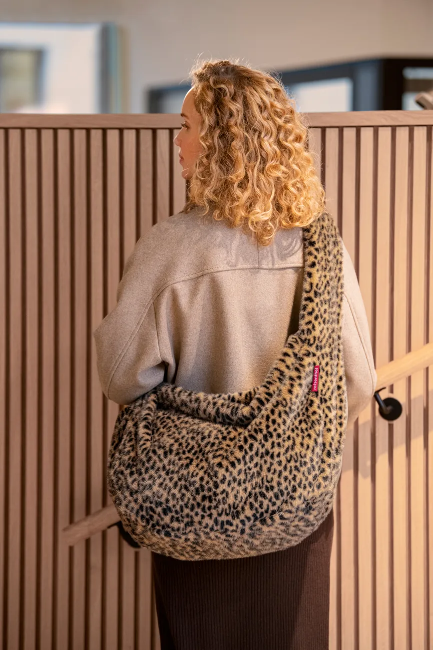 Moonbag "leo fake fur" milieu