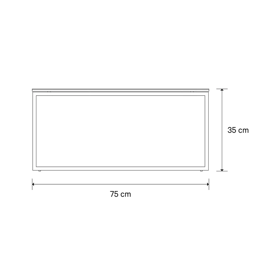 Couchtisch Cube Marmorkeramik detail