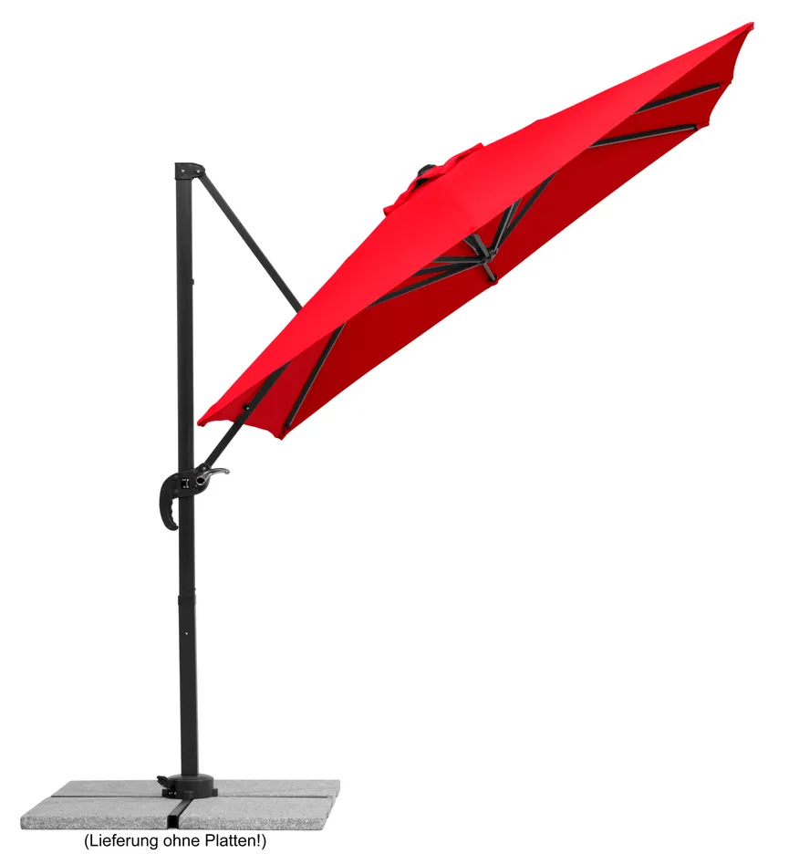 Junior Ampelschirm quadratisch detail