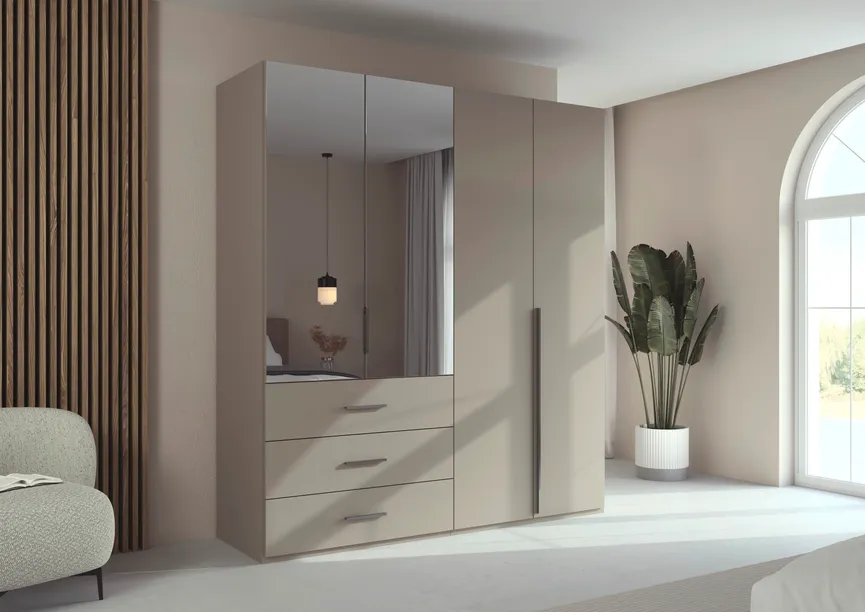 Kombi-Drehtürenschrank 4-trg. milieu