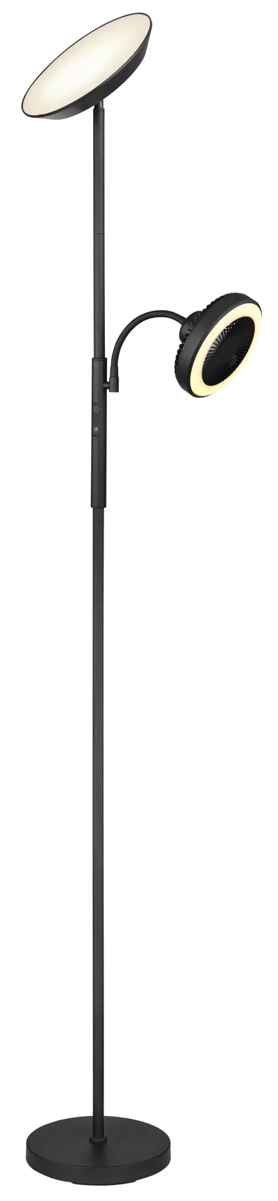 LED-Stehlampe mit Ventilator