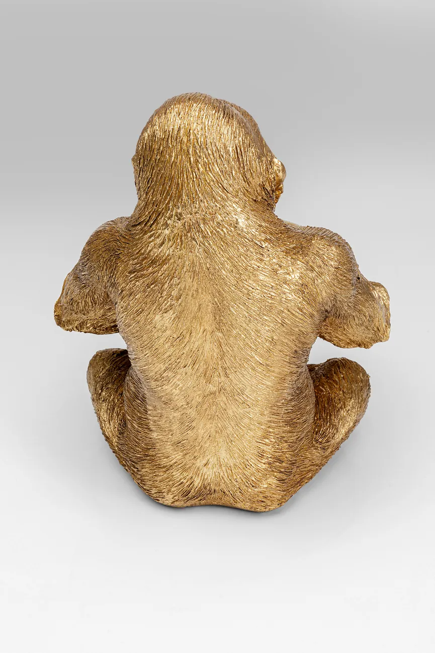 Figur "Gorilla Holding Bowl" detail