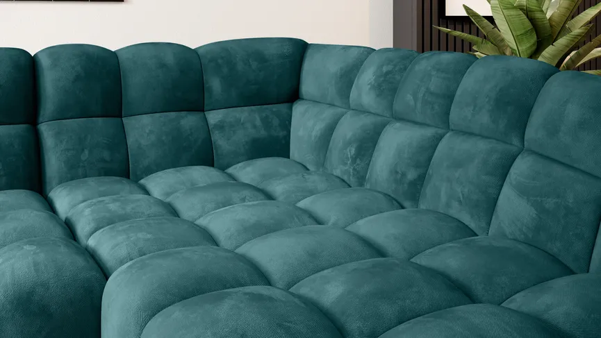 Ecksofa motorisch detail