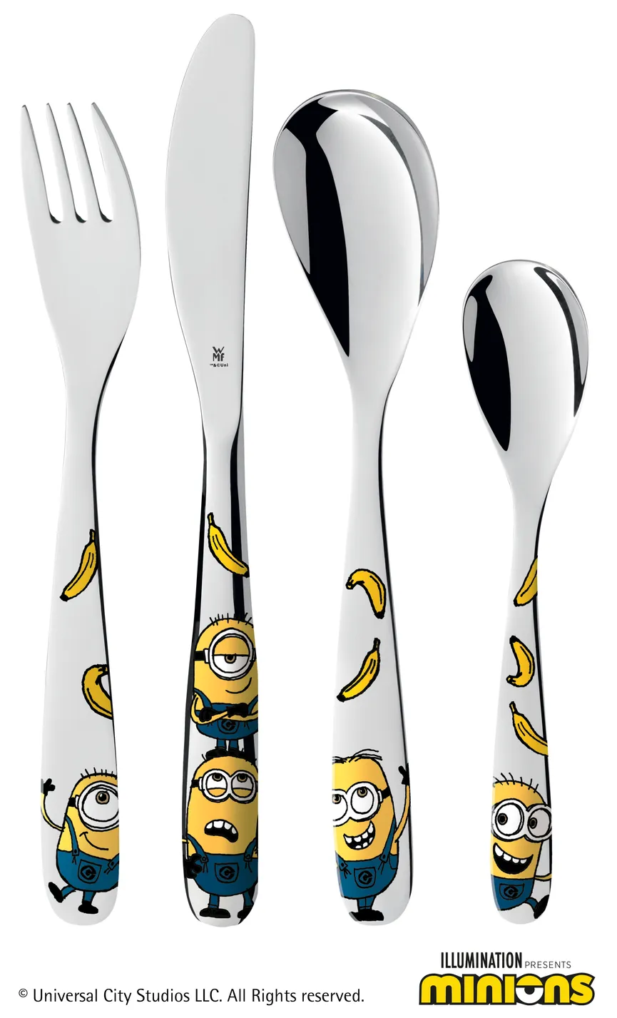 Kinderbesteck "Minions" 4-tlg. detail