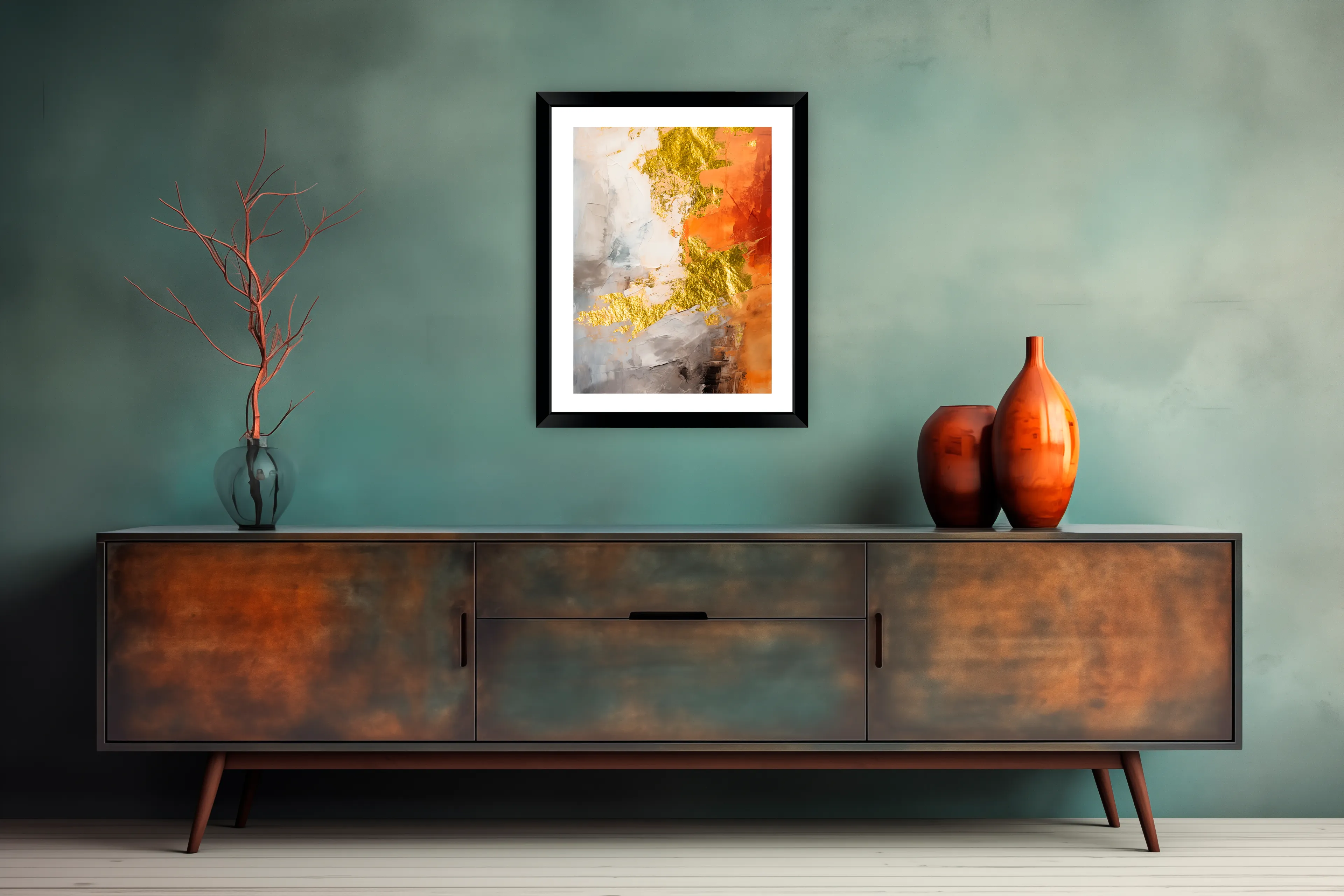 Wandbild 40 x 50 cm Abstraction I
