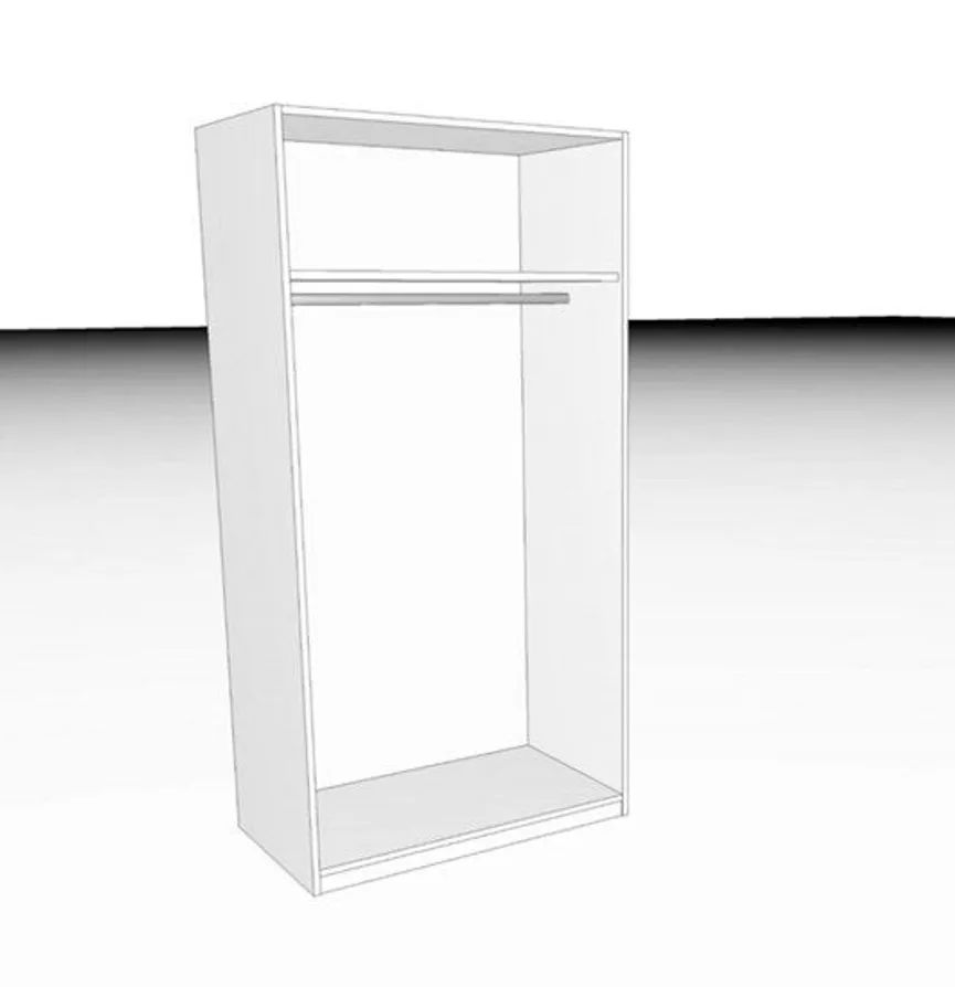 Drehtürenschrank Basic detail