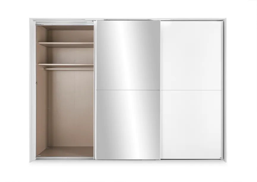 Schwebetürenschrank 3-trg. detail