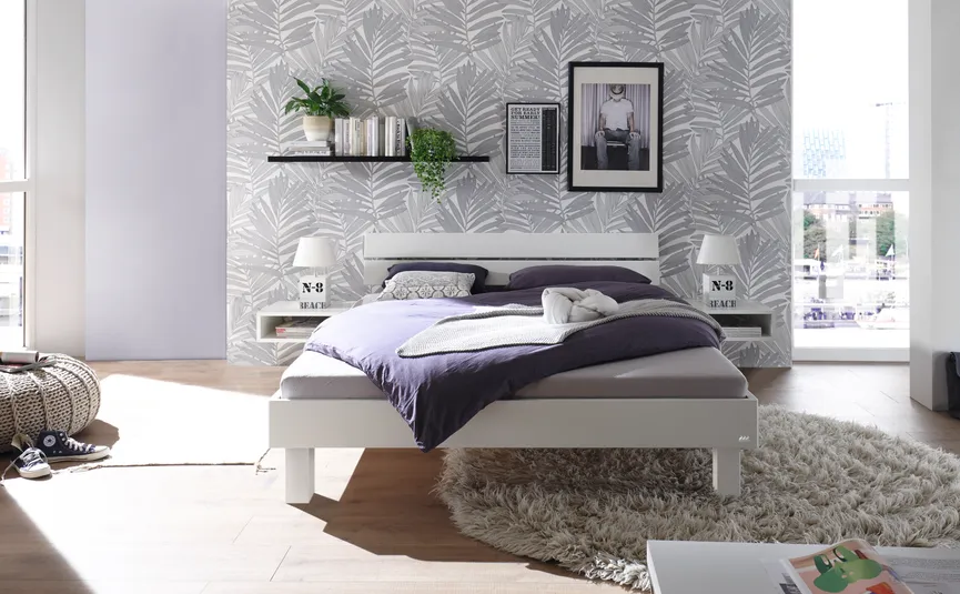 Bett 90x200 cm milieu