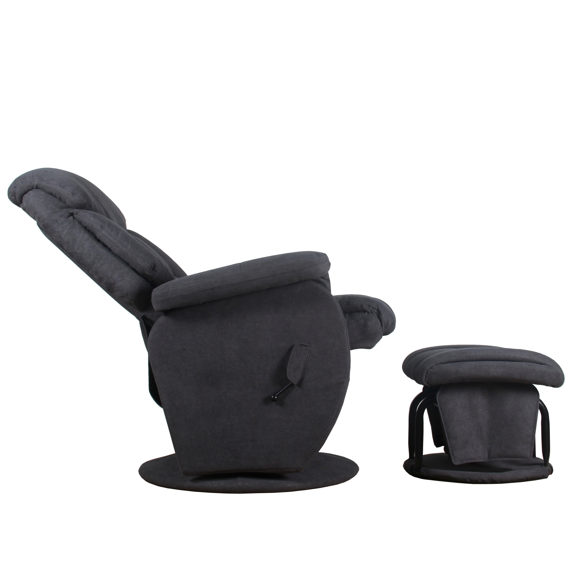 Stillstuhl grau detail