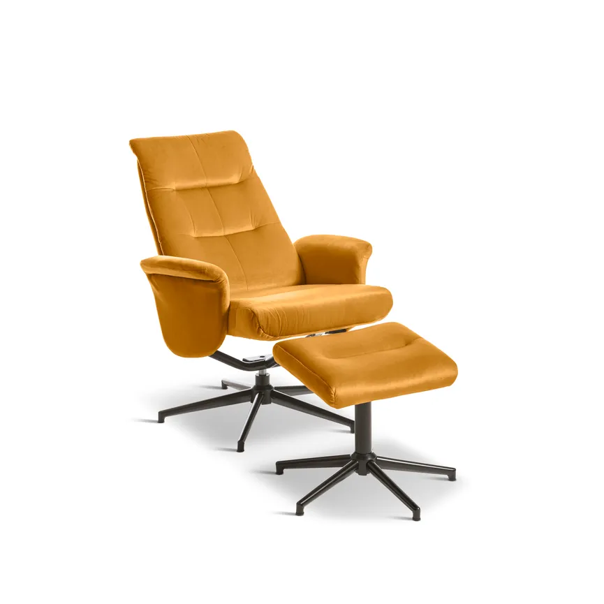 Relaxsessel + Hocker detail