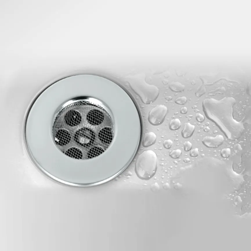 Haarfangsieb 7,5 cm Inox detail