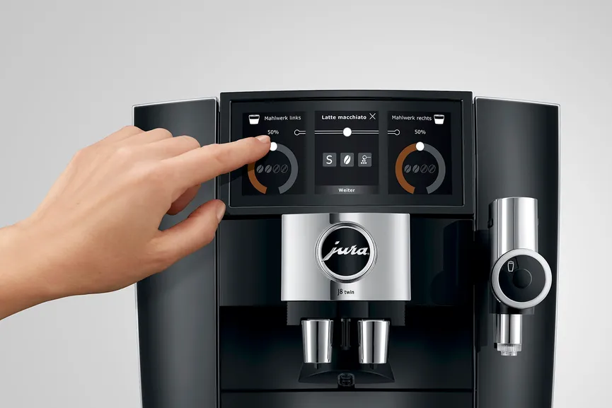 Kaffeevollautomat "J8 Twin" detail