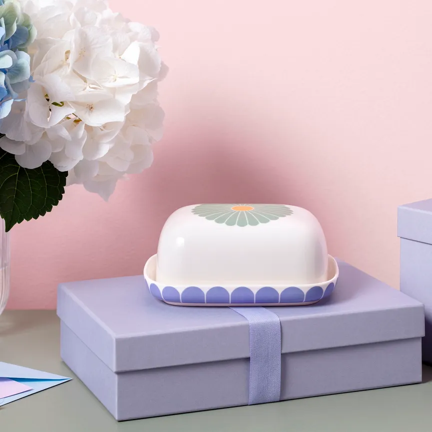 Butterdose "Fleur" couleur milieu
