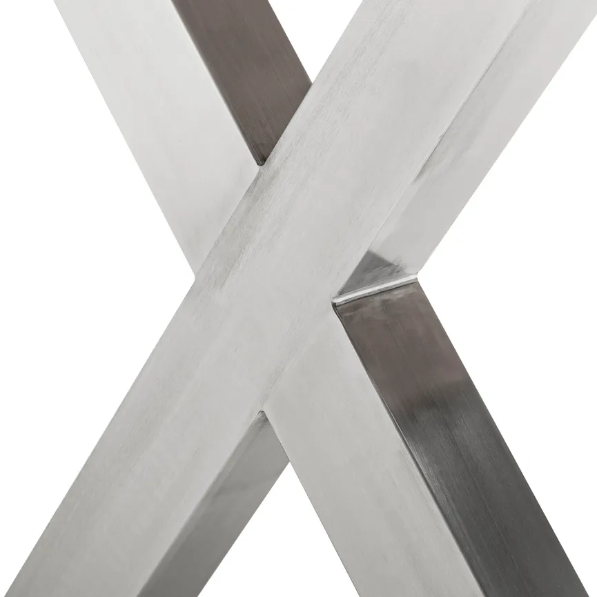 Esstisch X Schweizerkante detail