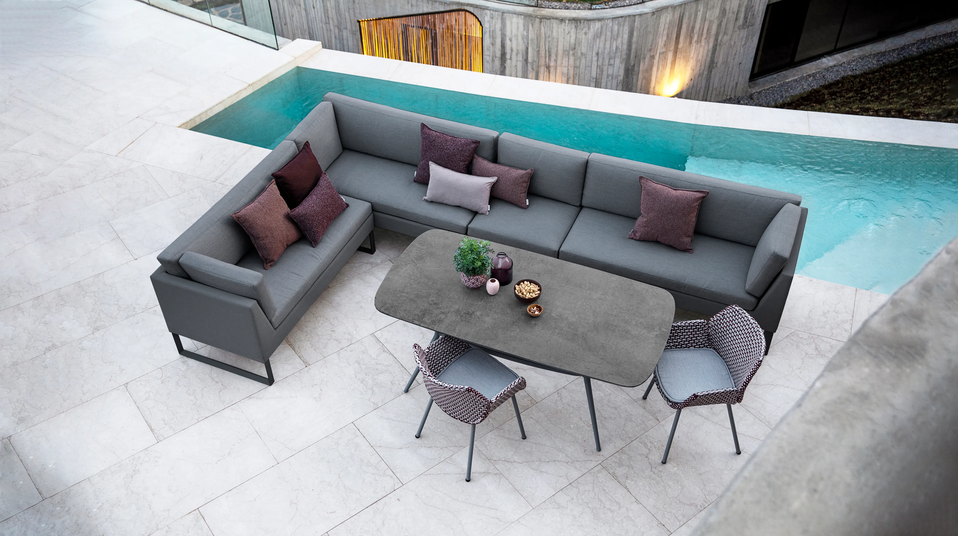Gartensofa-Modul Flex 2-Sitzer rechts