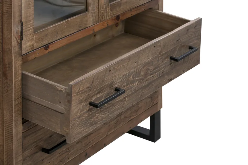 Glasvitrine 2-türig detail