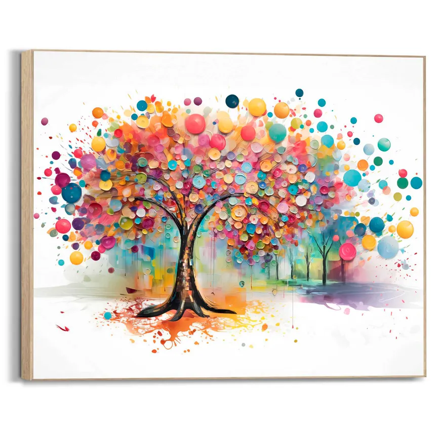 Bild gerahmt "Tree of Colours" hauptaufnahme