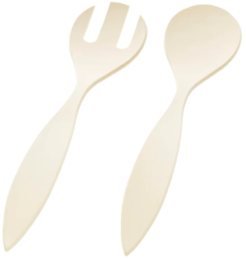 Salatbesteck 2-tlg. offwhite hauptaufnahme
