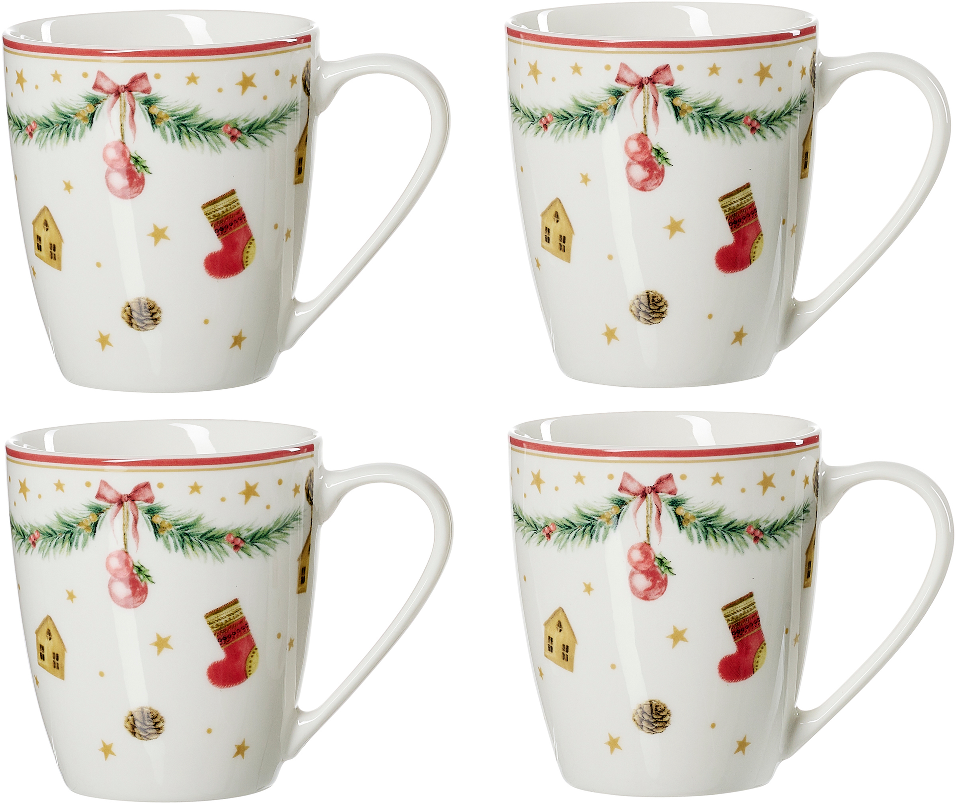Porzellan-Kaffeebecher „Happy Birthday“ – 250 Ml, 9,8 X 8,2 Cm, Spülmaschinengeeignet, In Geschenkbox