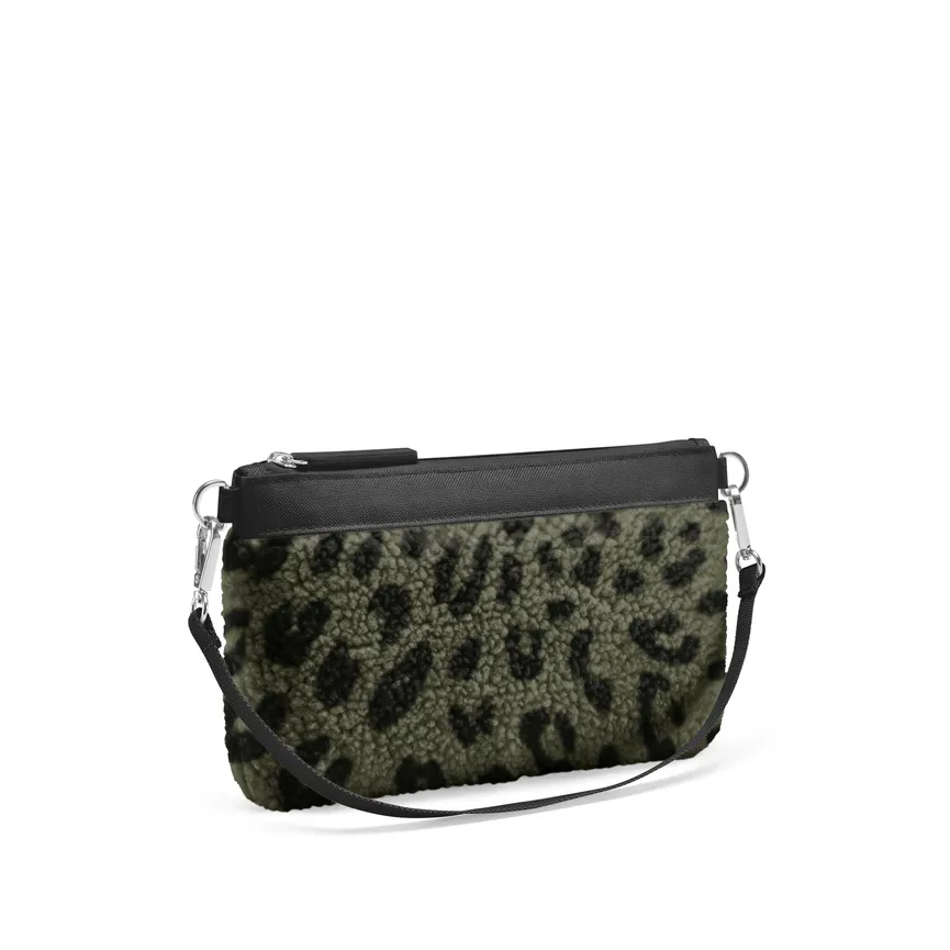 Mini Pouch "teddy leo olive" detail