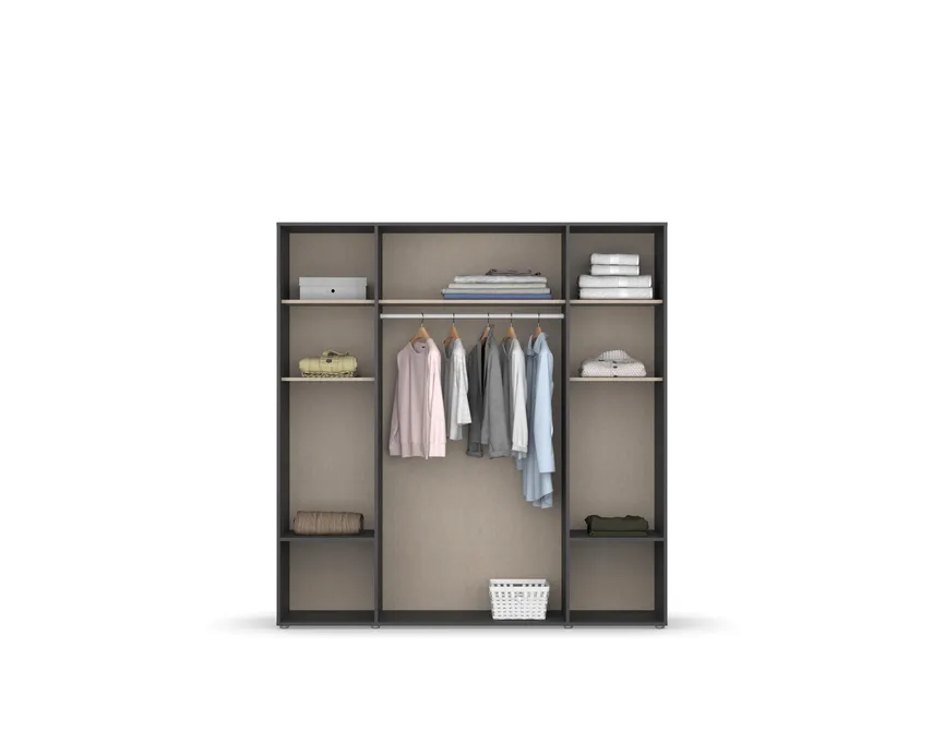 Drehtürenschrank 4-trg. detail