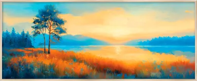 Wandbild 50 x 120 cm