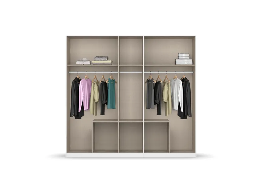 Drehtürenschrank 5-trg. detail