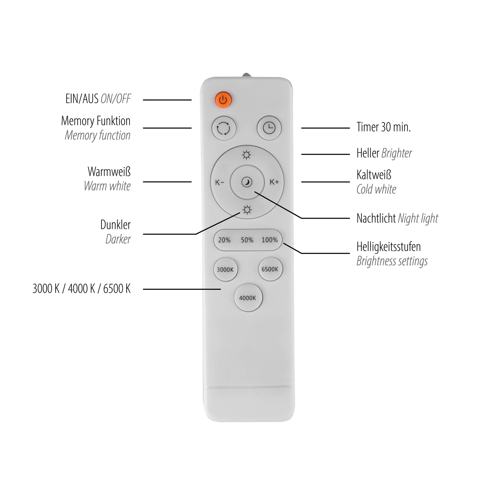 Deckenleuchte "TAVOLI" detail