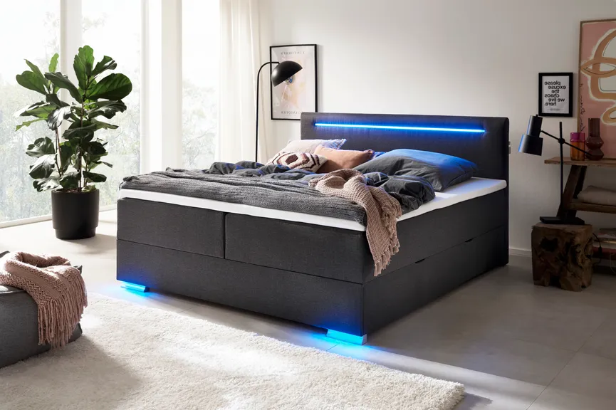 Boxspringbett 160x200 cm hauptaufnahme