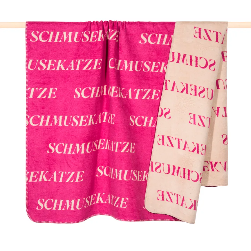 Decke "Letters" pink hauptaufnahme