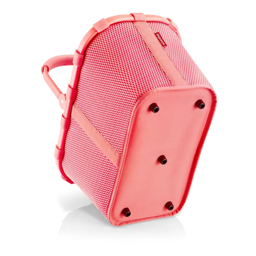 Carrybag "mesh" coral detail