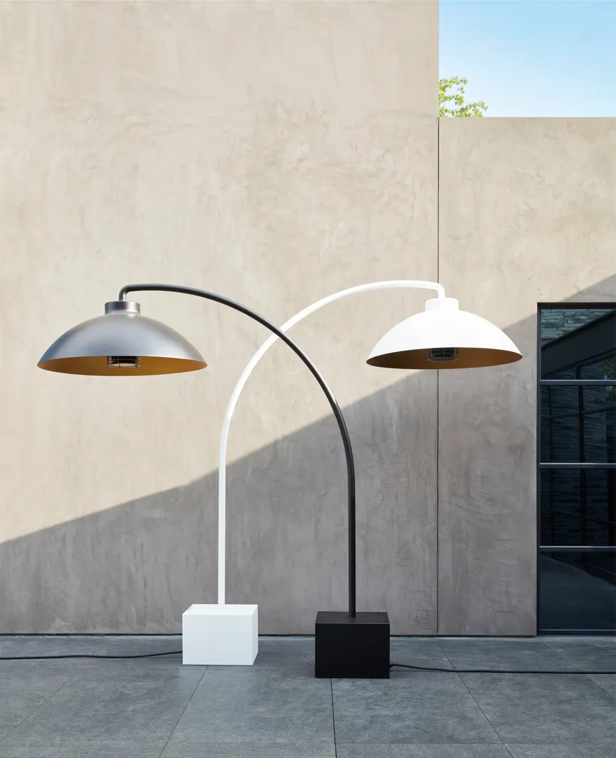 Heizstrahler Bogenleuchte milieu