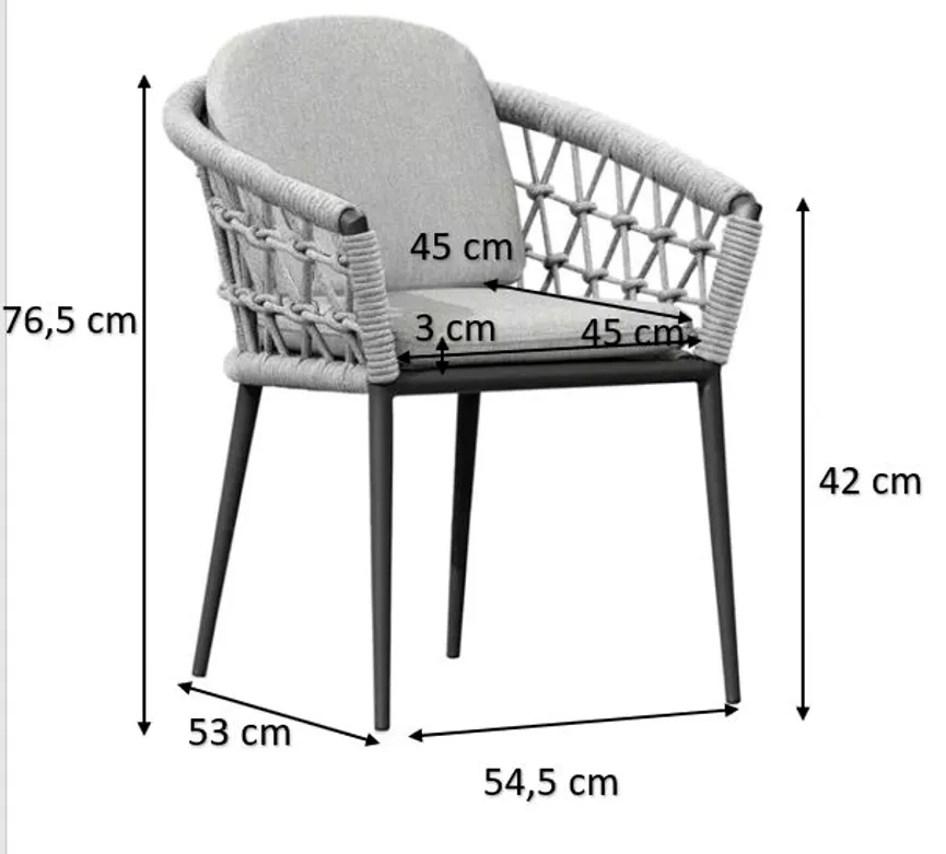 Sessel stapelbar detail