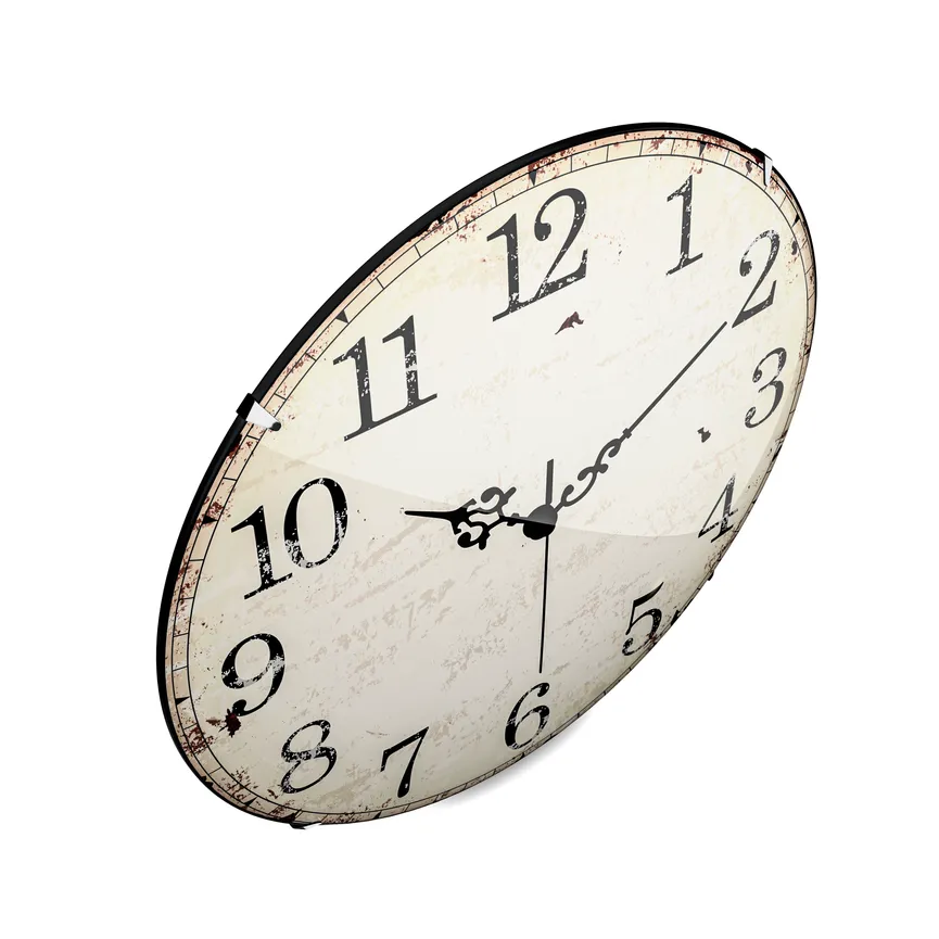 Quarz-Wanduhr detail