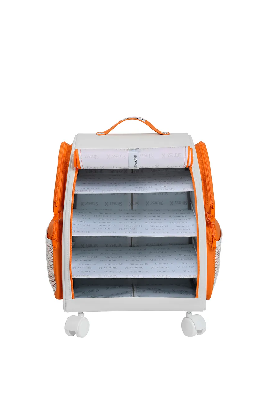 Rollcontainer orange detail