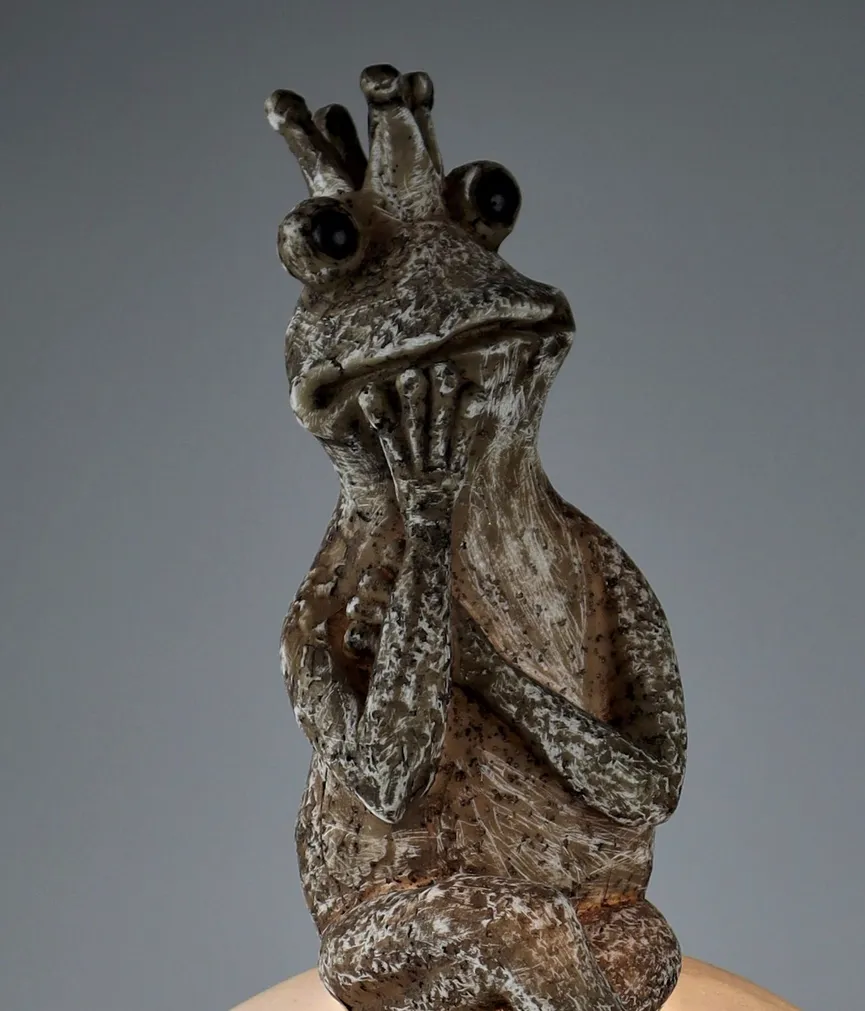 Bodenleuchte "Frosch" detail