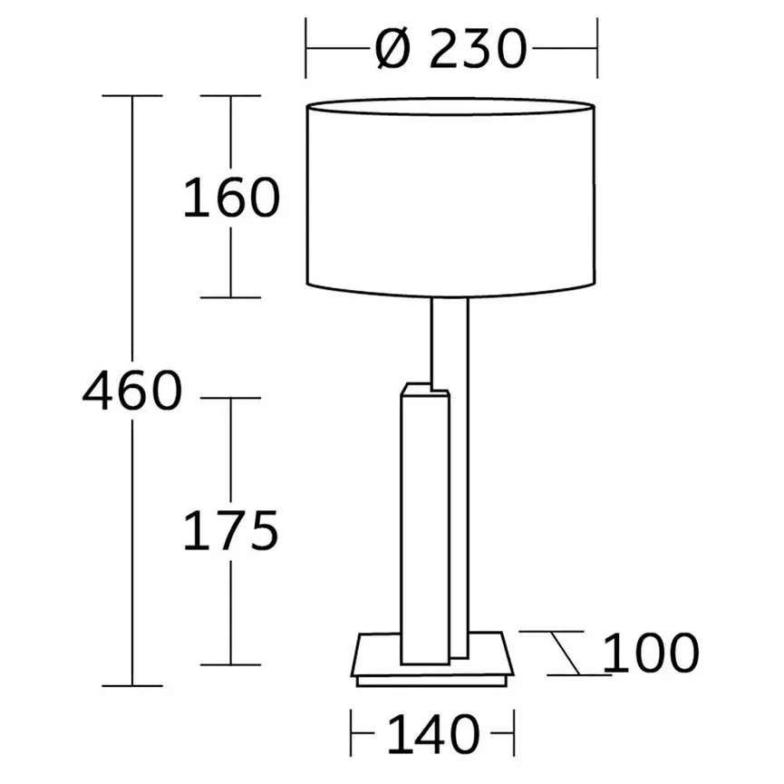 Tischleuchte "Arian" detail