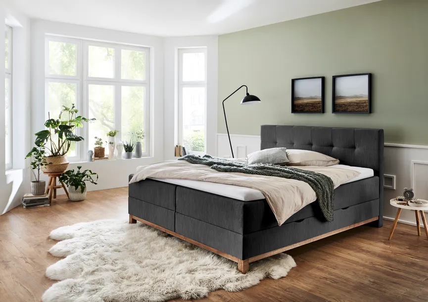Boxspringbett LF 180x200 cm milieu