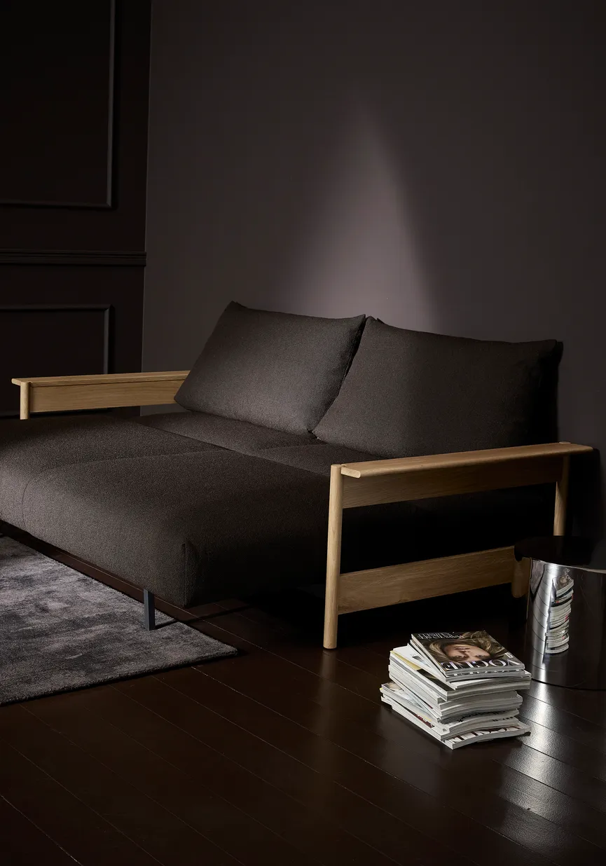 Klappsofa Wood Eiche detail