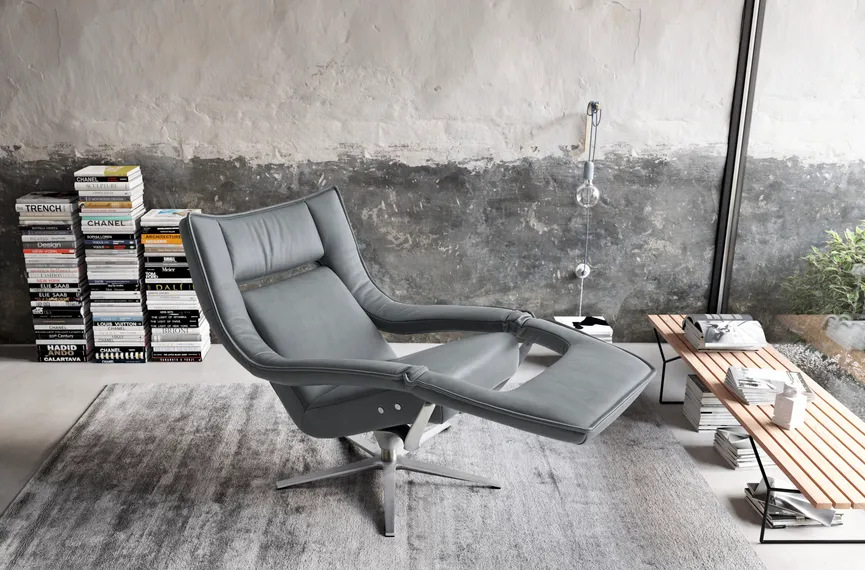 Sessel Yoko-4 DK nickel detail