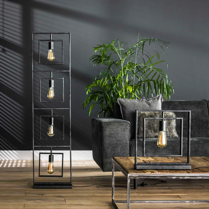 Tischleuchte "Turn square" milieu