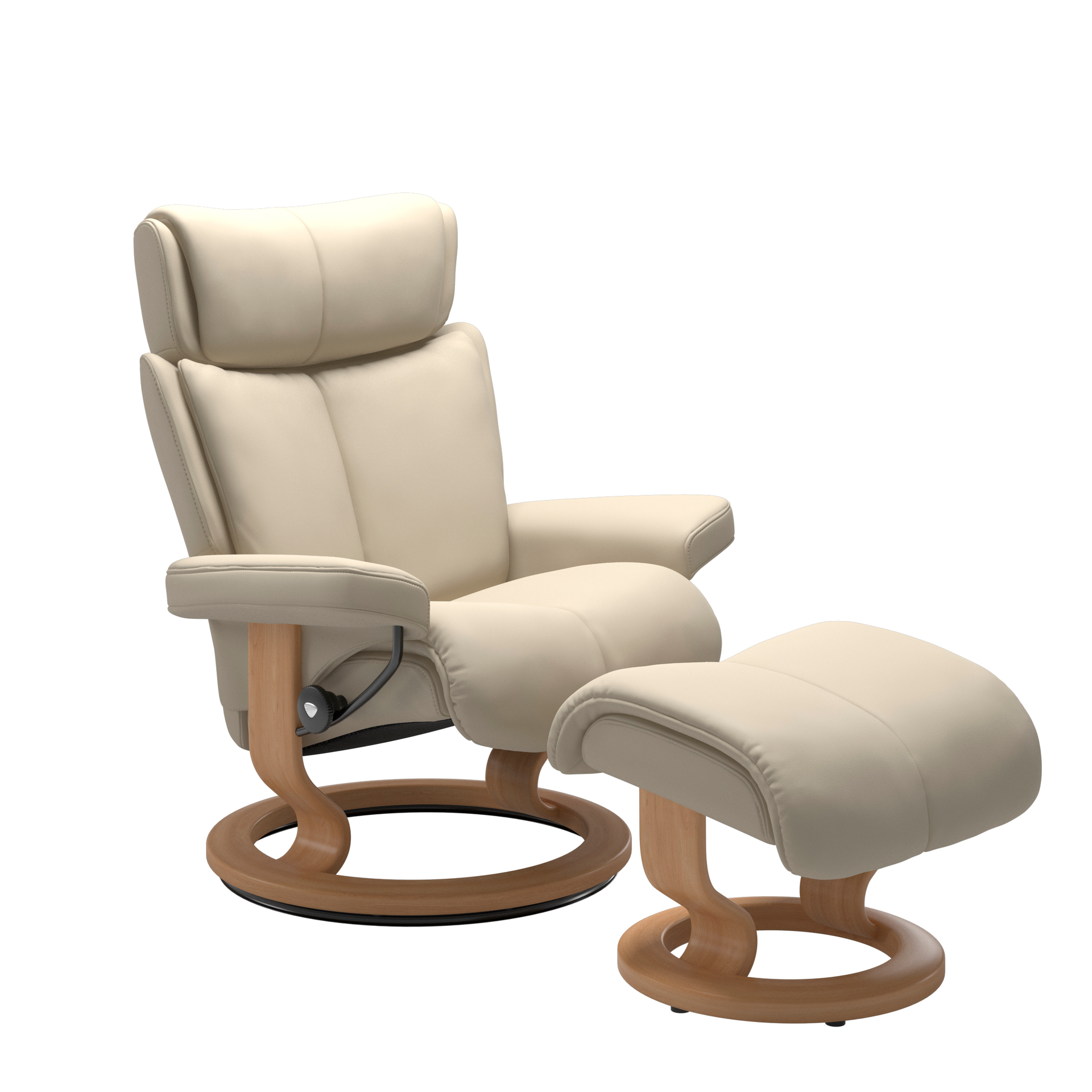Sessel mit Hocker