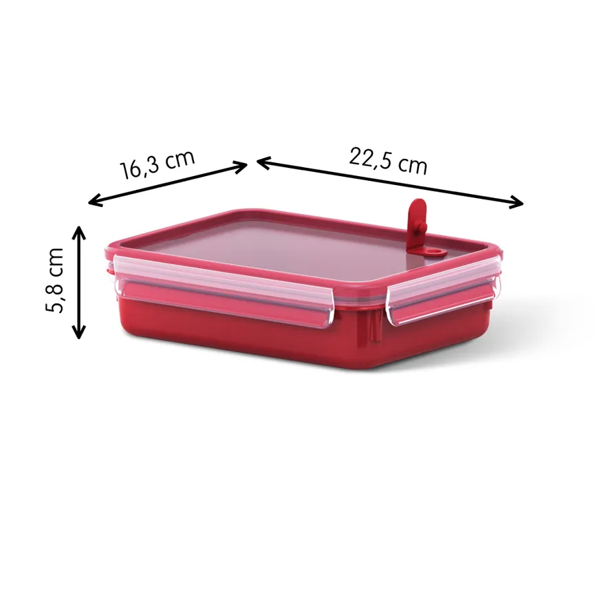 Dose Clip&Micro 1,2 l rechteck detail