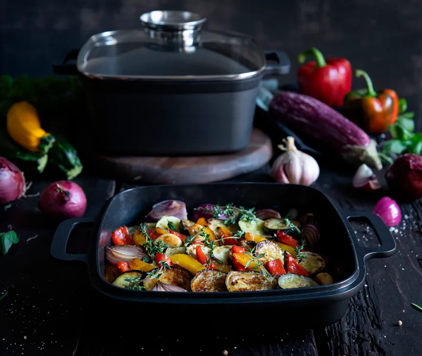 Multifunktionstopf Cubus 24 cm milieu