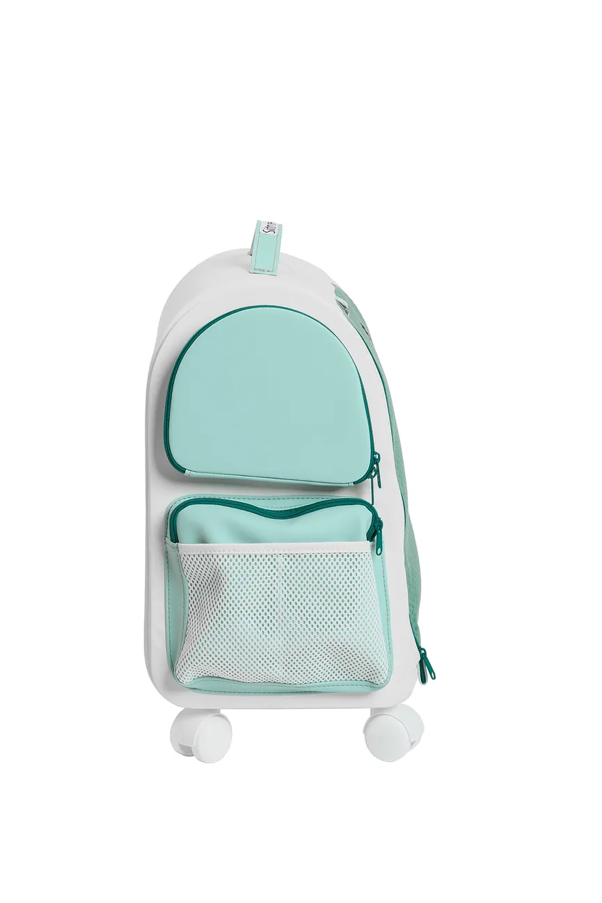 Rollcontainer mintgrün detail