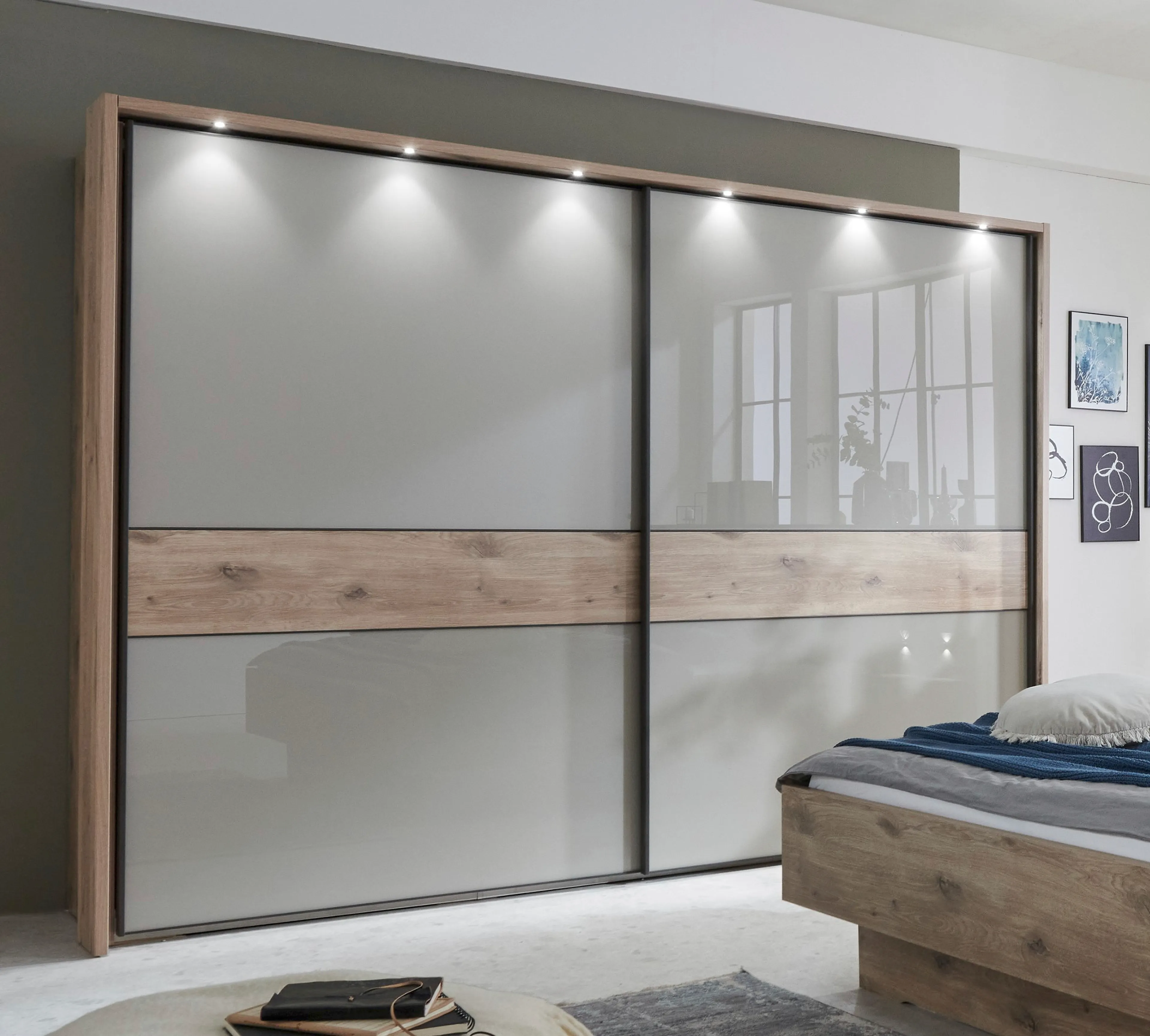 Schwebetürenschrank Treviso 250 x 217 cm