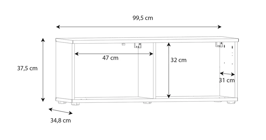TV-Lowboard detail