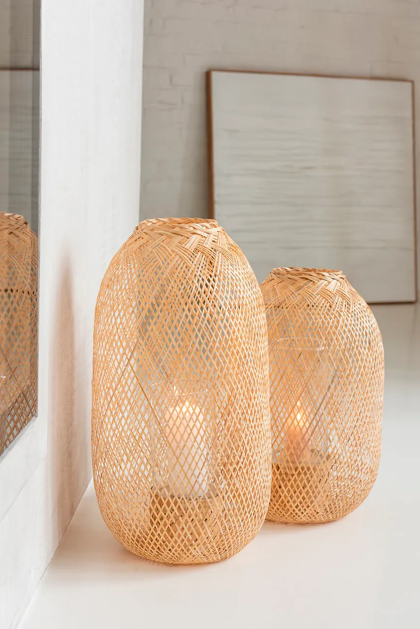 Laterne "Hazel" natur S milieu