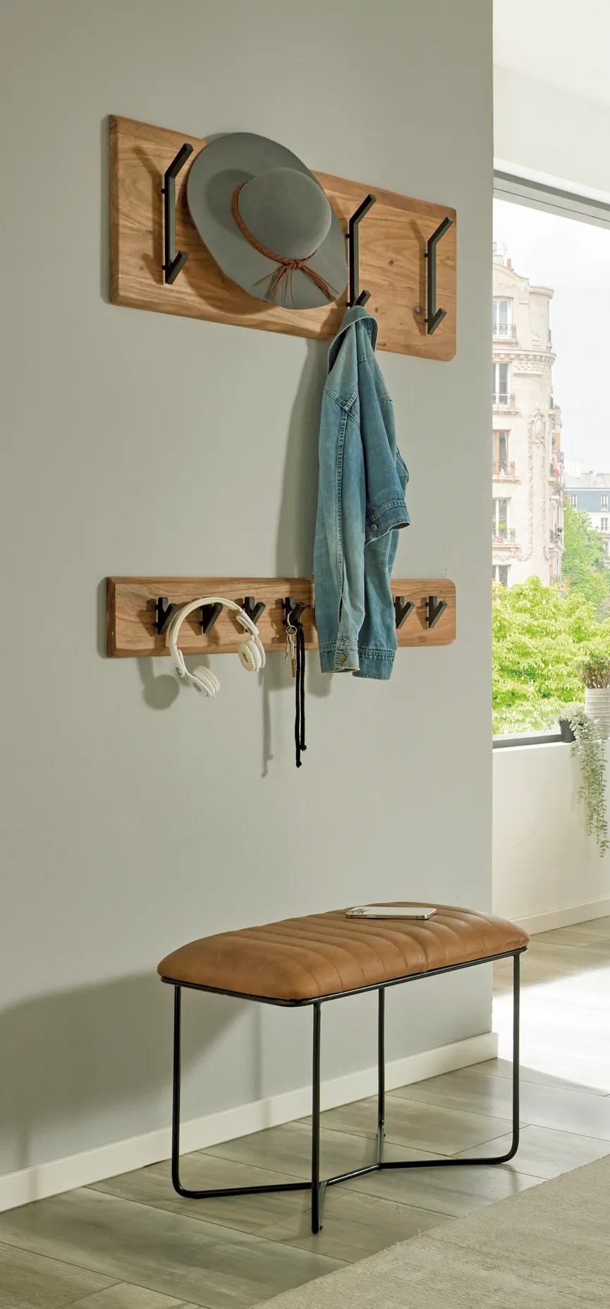 Wandgarderobe 4H milieu