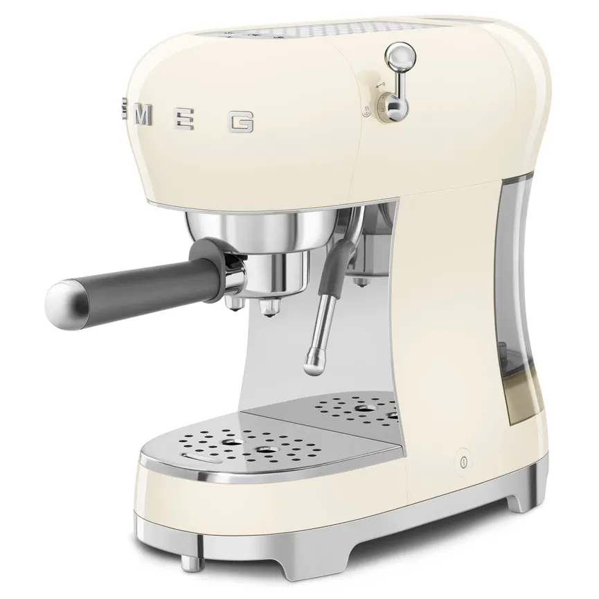 Siebträger Maschine creme detail